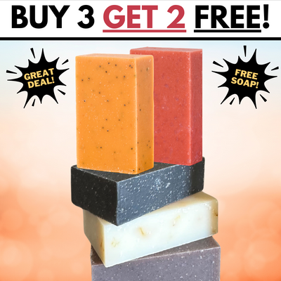 Soap buy 3 get 2 free