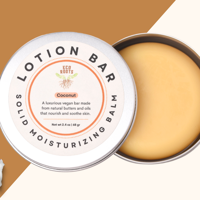 coconut lotion bar