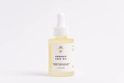 rose face oil with argan oil