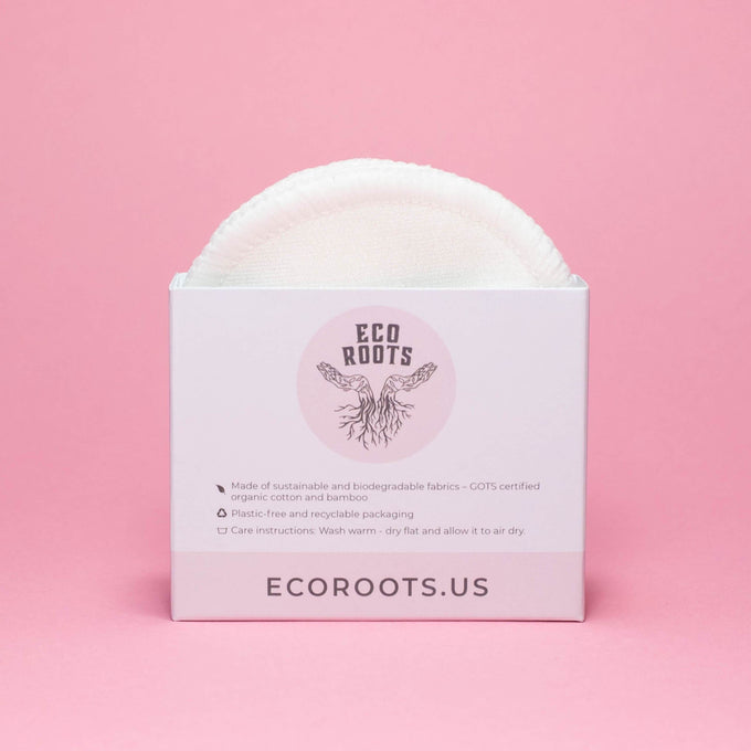 Organic Reusable Cotton Rounds - Set of 10 - Bundle soap
