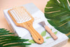 Wooden Hair Brush - Bundle shampoo