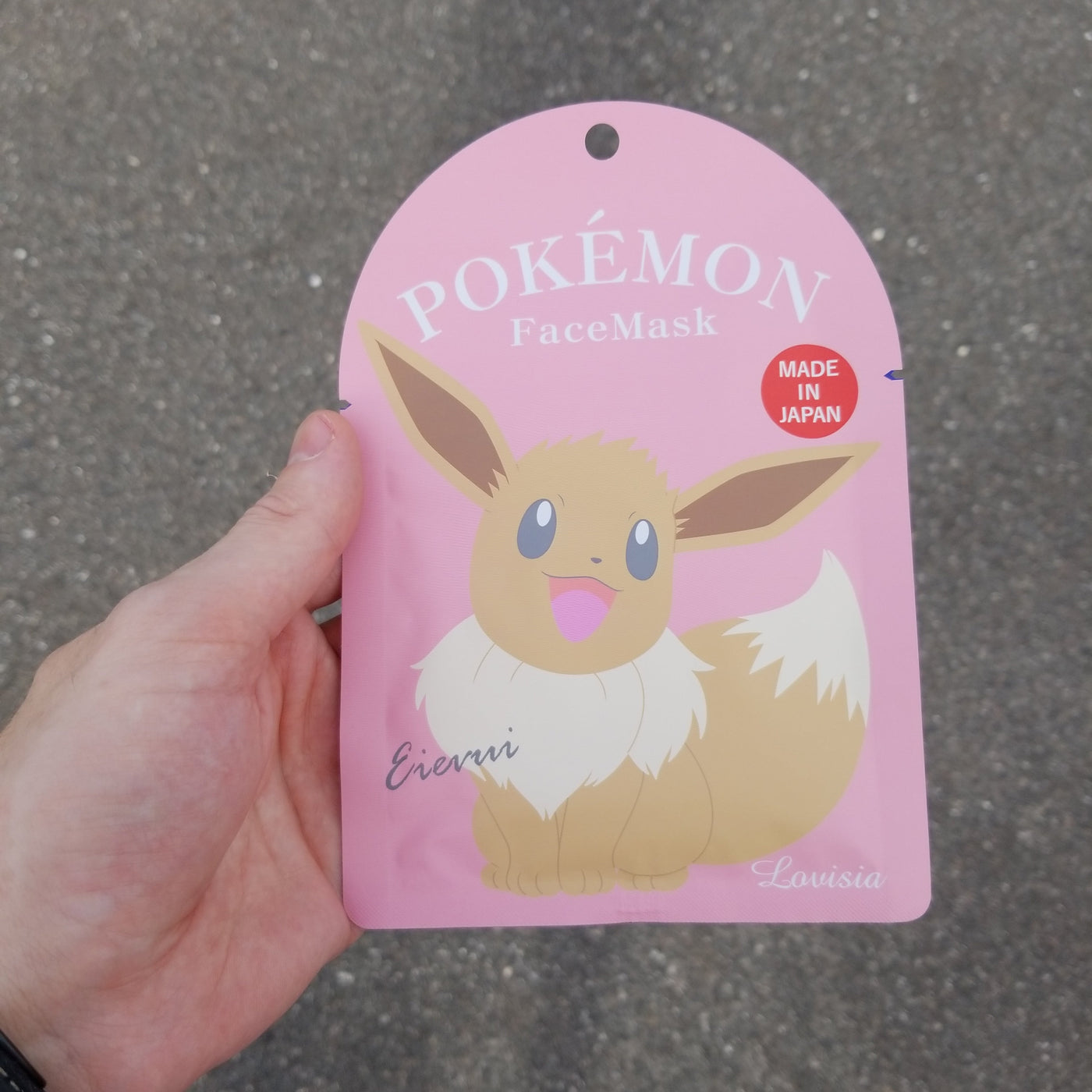 Pokemon Face Mask - Eievui - Asian Beauty Essentials