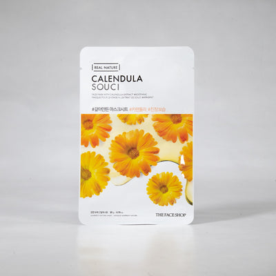 Real Nature Calendula Sheet Mask - Asian Beauty Essentials