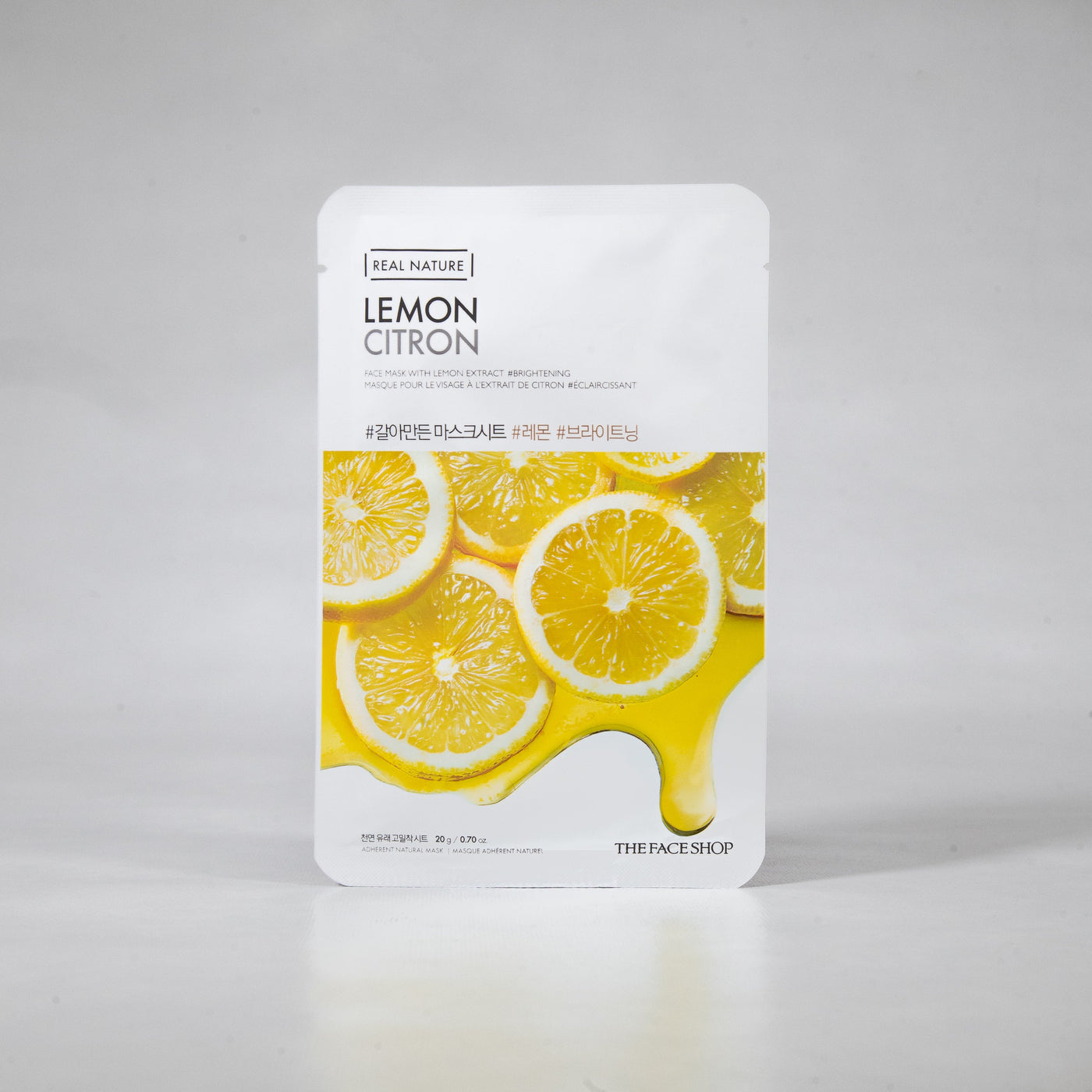 Real Nature Lemon Face Mask - Asian Beauty Essentials