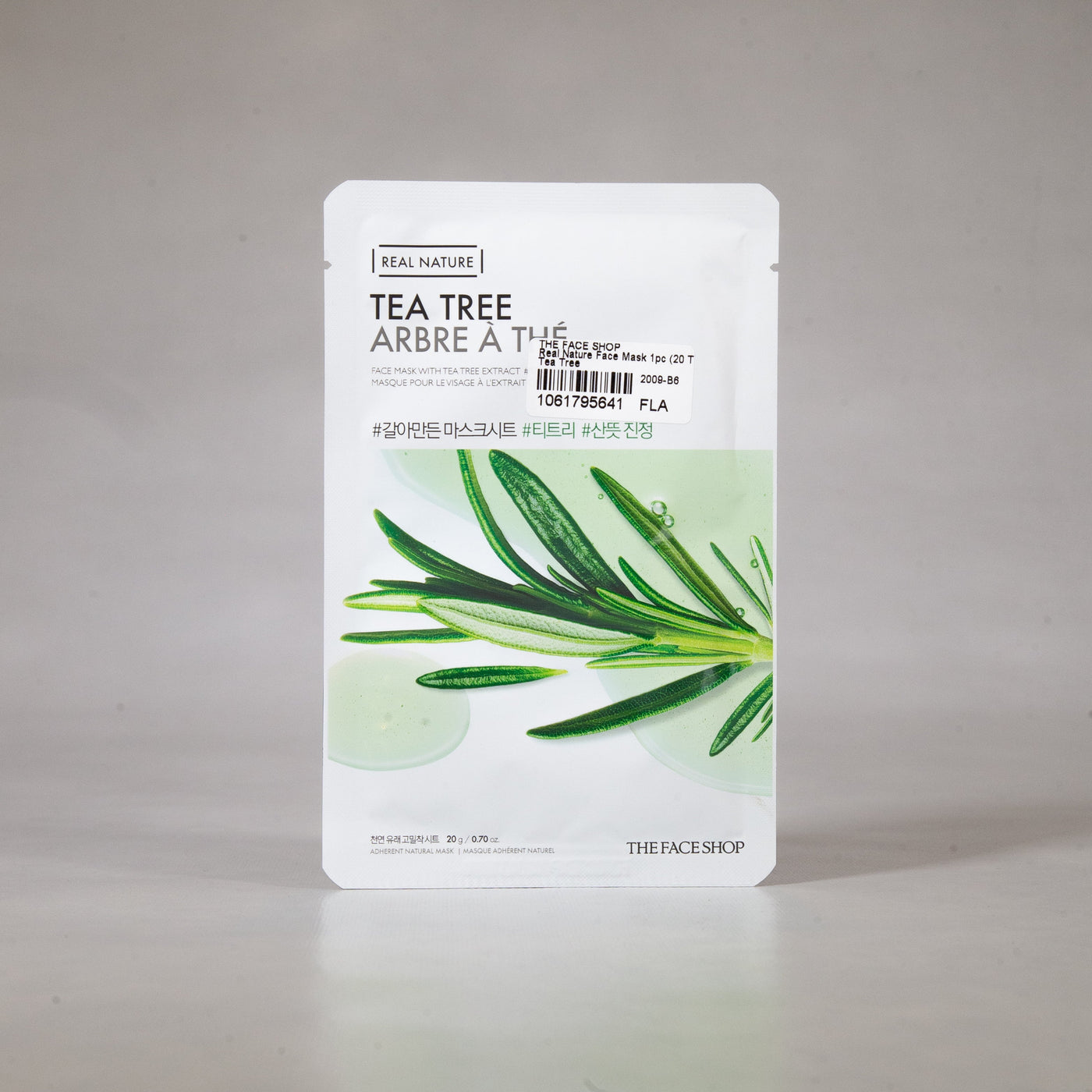 Real Nature Tea Tree Sheet Mask - Asian Beauty Essentials