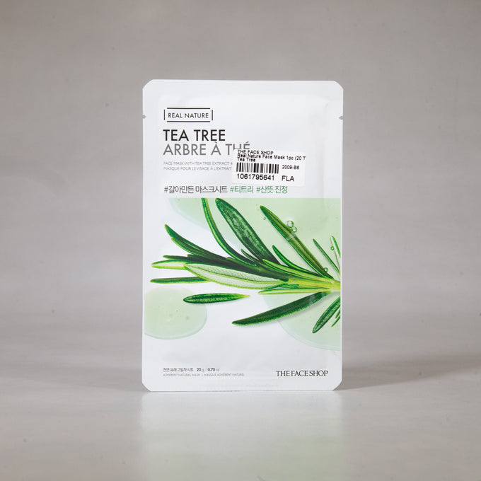 Real Nature Tea Tree Sheet Mask - Asian Beauty Essentials