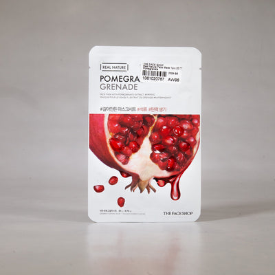 Real Nature Pomegranate Face Mask - Asian Beauty Essentials