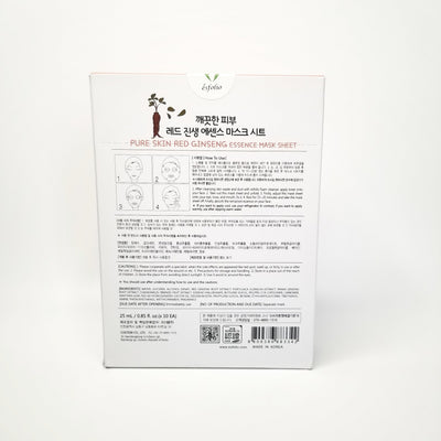 Pure Skin Red Ginseng Essence Mask Sheet - Asian Beauty Essentials