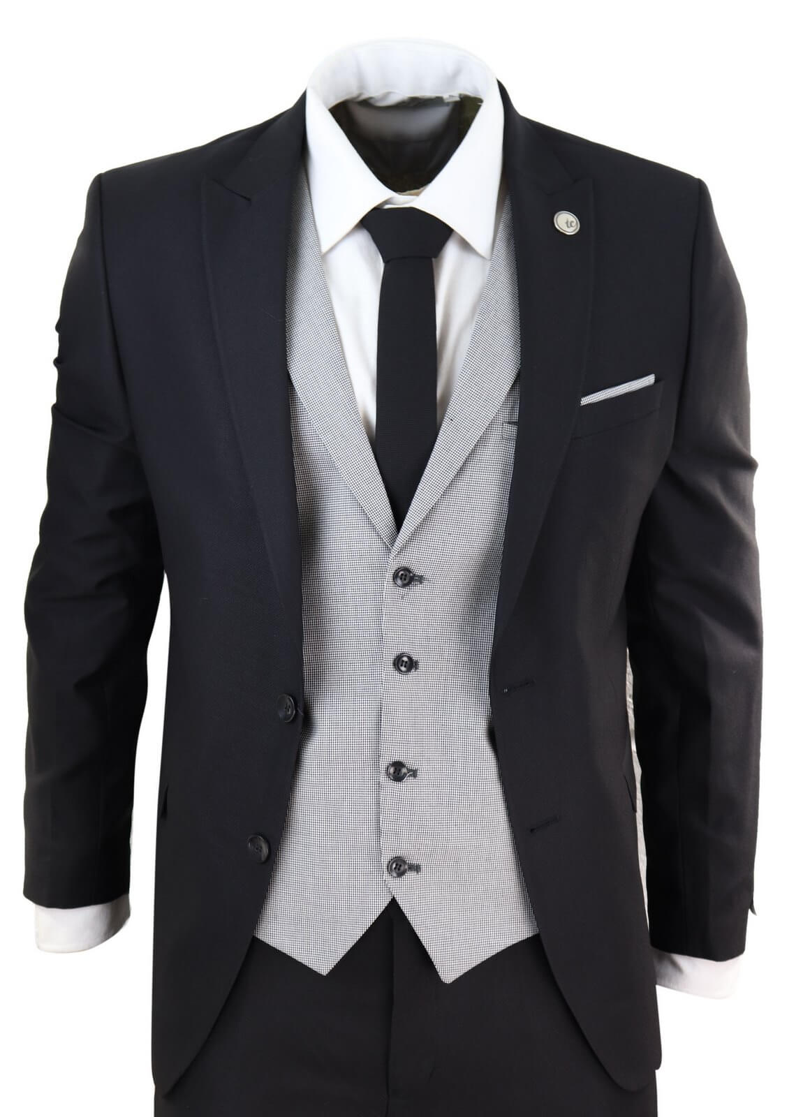 Custom Eco Cloth Suit in Black