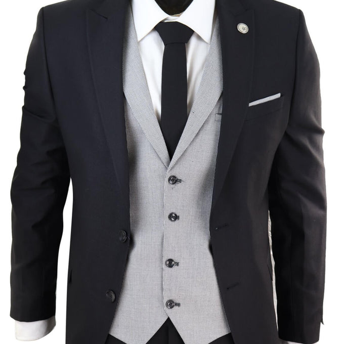 Traje de Tela Ecológico Personalizado en Negro