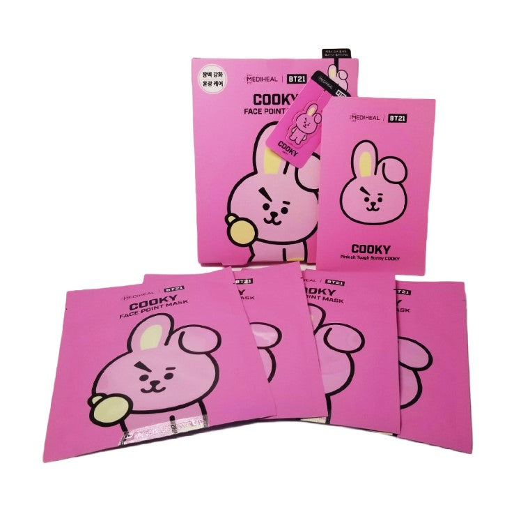 BTS BT21 Face Point Mask ft. COOKY - Asian Beauty Essentials