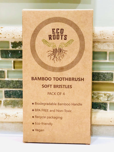 Wholesale Bamboo Toothbrush - Set of 4