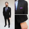 Traje de Tela Ecológico Personalizado en Negro