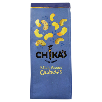 Black Pepper Cashews 130g X 12 pieces