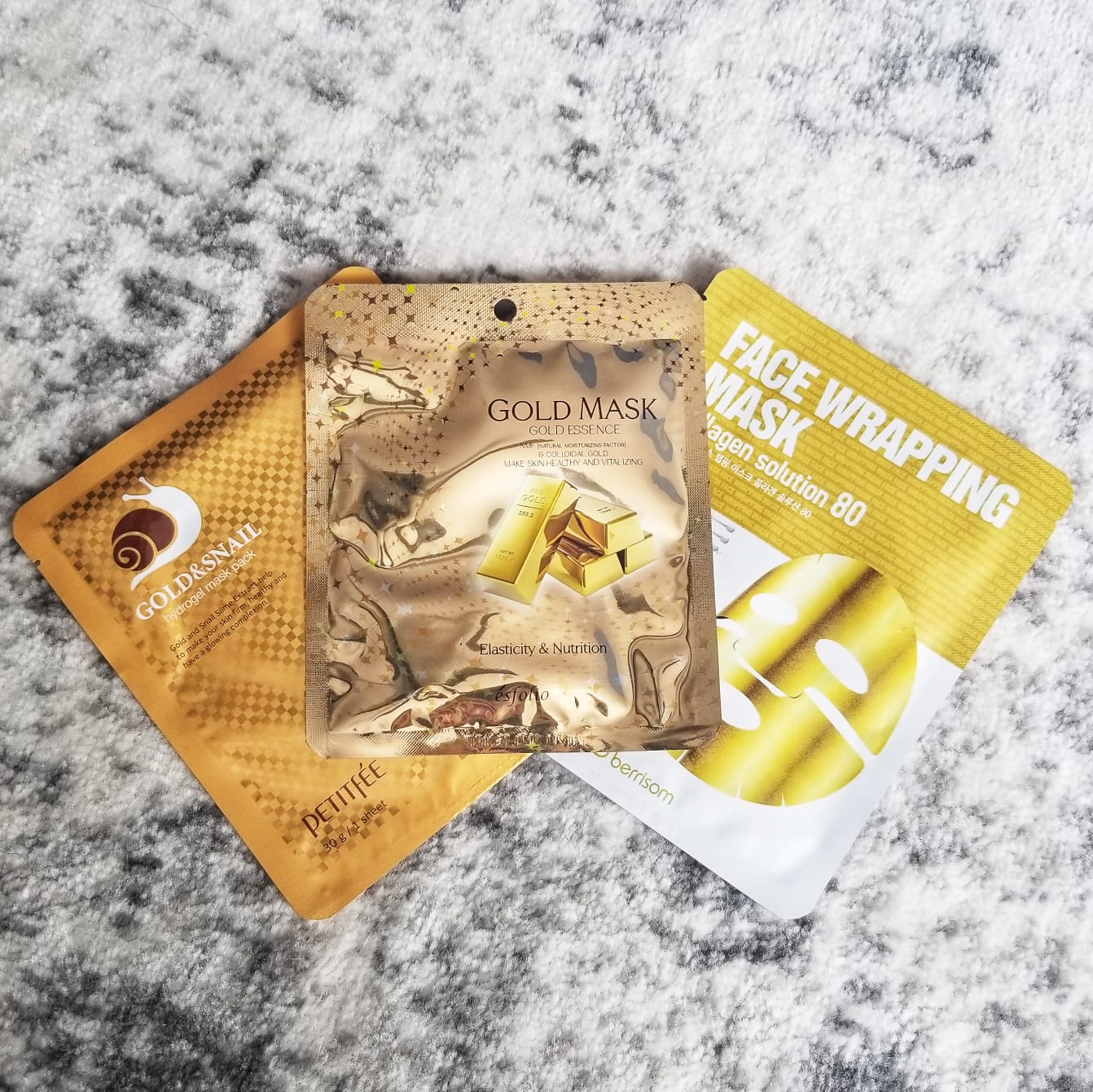 Dripping in Luxury Gift Set - 3 Gold Masks - Asian Beauty Essentials