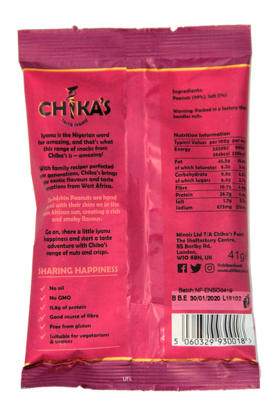 Sun Roasted Redskin Peanuts 41g X 12 pieces