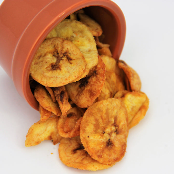 Tentadoras patatas fritas de plátano con chile 35 g X 12 piezas