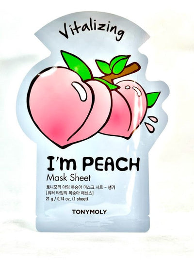 I’m Real Peach Mask Sheet - Asian Beauty Essentials