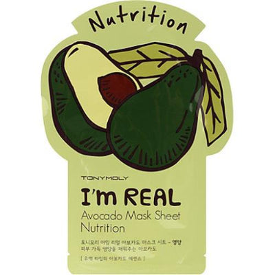 I'm REAL Avocado Mask Sheet Nutrition - Asian Beauty Essentials