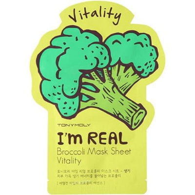 I'm REAL Broccoli Mask Sheet Vitality - Asian Beauty Essentials