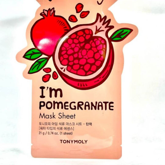 I'm REAL Pomegranate Mask Sheet Elasticity - Asian Beauty Essentials
