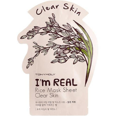 I'm REAL Rice Mask Sheet Clear Skin - Asian Beauty Essentials