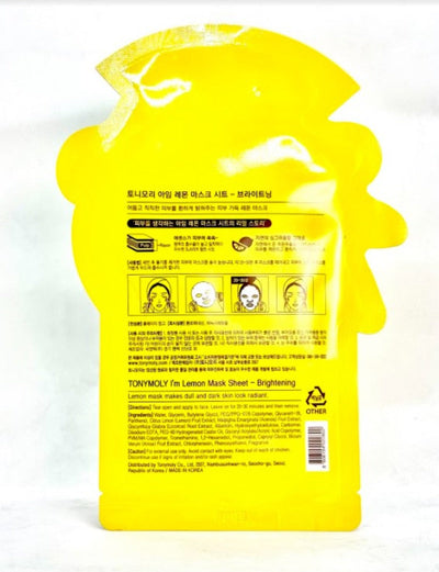 I'm Real Lemon Mask Sheet - Asian Beauty Essentials
