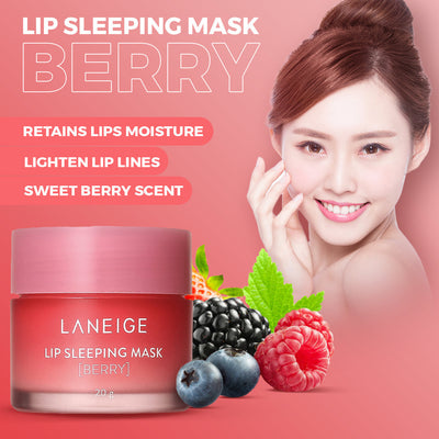 Lip Sleeping Mask EX Berry - Asian Beauty Essentials