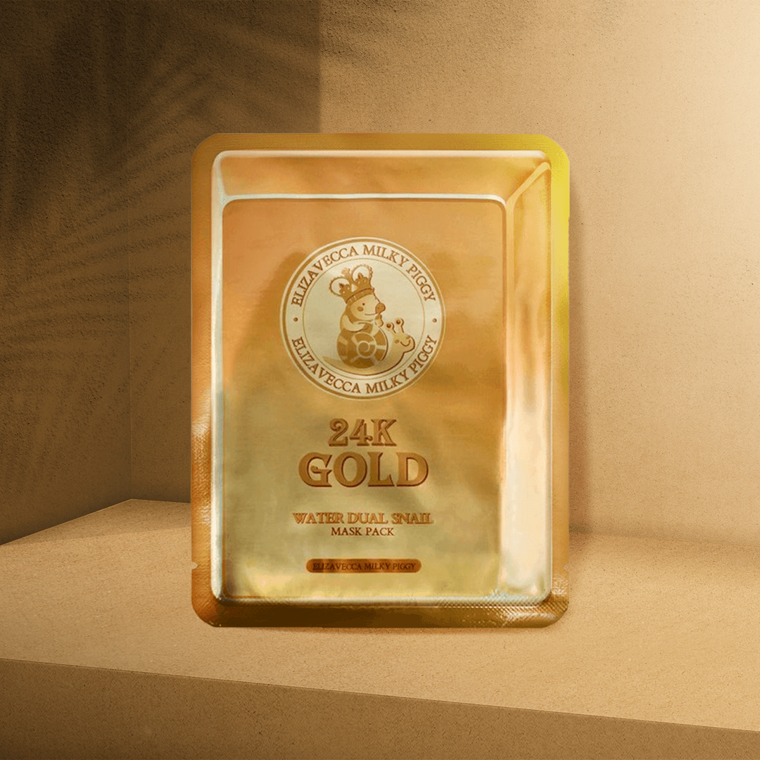Milky Piggy 24K Gold Water Dual Snail Mask - Asian Beauty Essentials