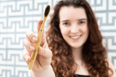 Natural Bamboo Toothbrush - Set of 4