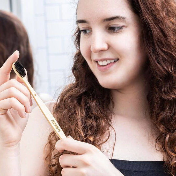 Natural Bamboo Toothbrush - Set of 4