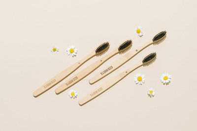 Natural Bamboo Toothbrush - Set of 4