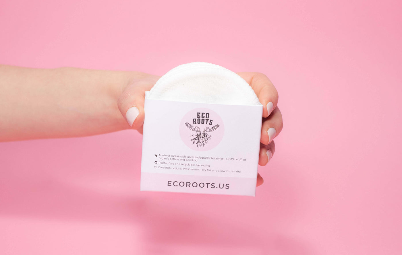 Organic Reusable Cotton Rounds - Set of 10