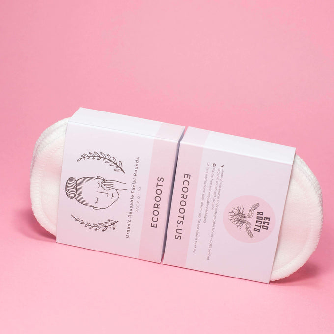 Organic Reusable Cotton Rounds - Set of 10