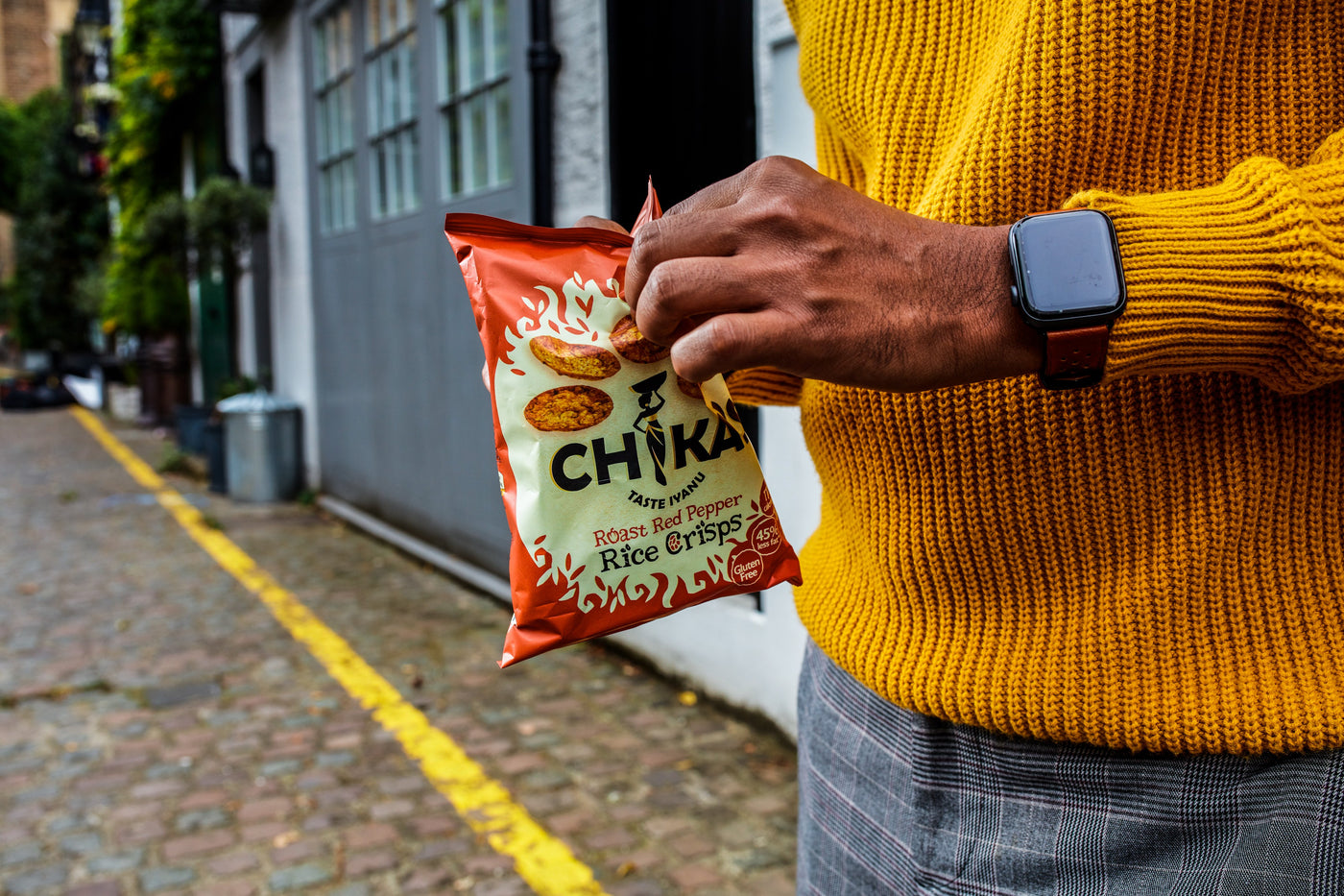 CHIKA'S Wholegrain Rice Crisps Mixed Box 16 Packs