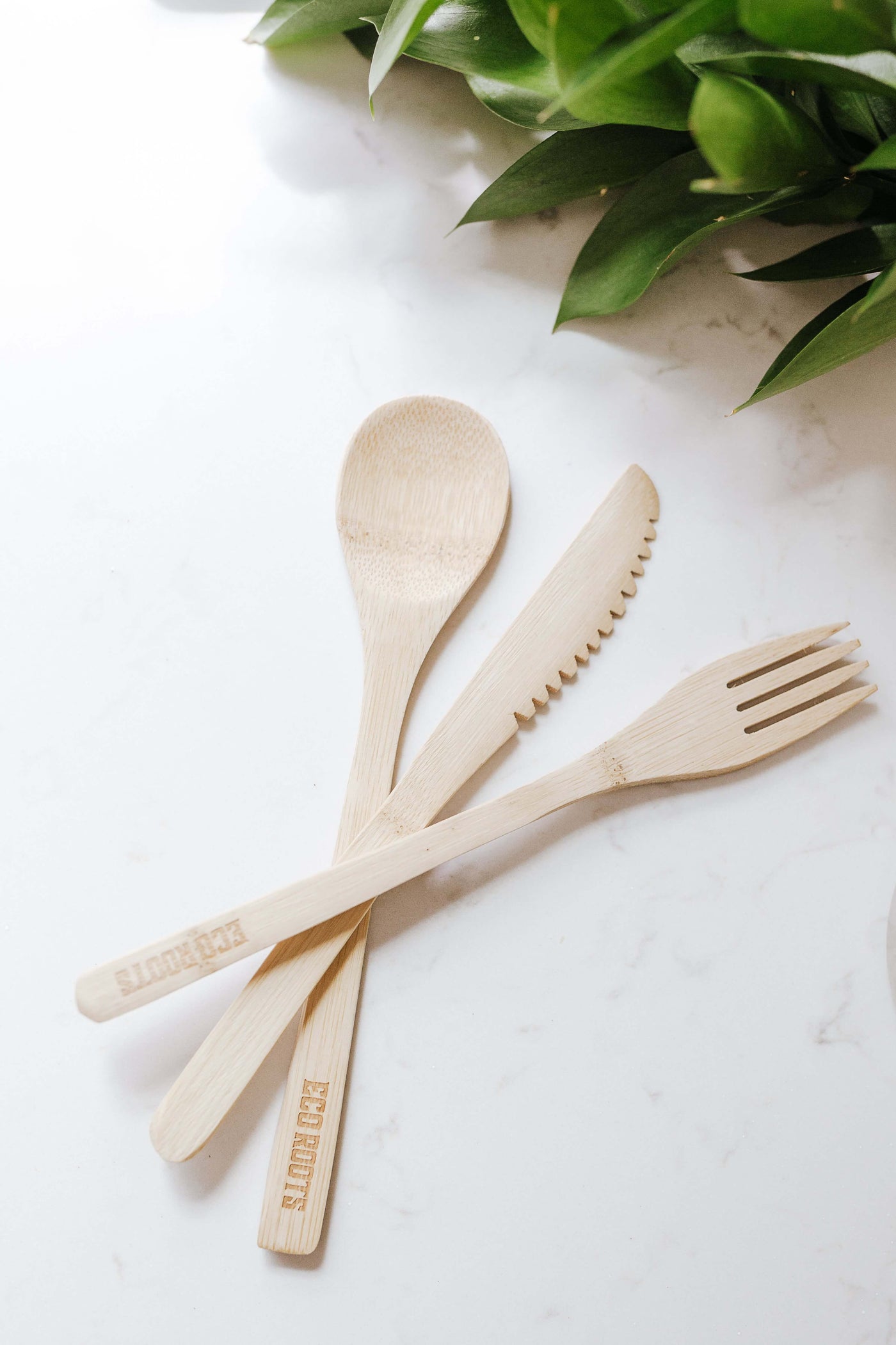 Reusable Bamboo Cutlery - Set of 5
