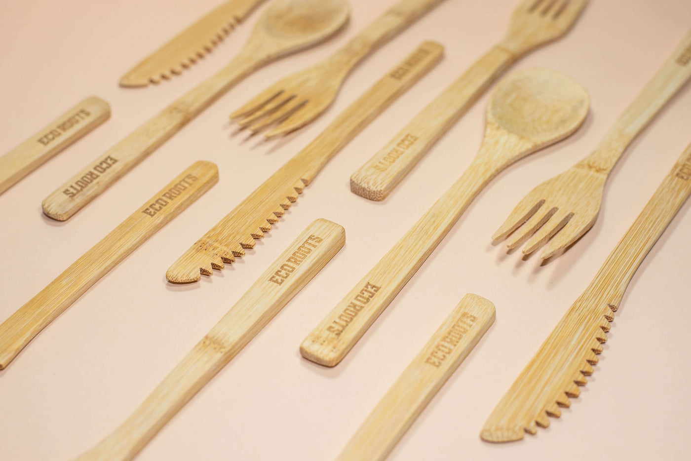 Reusable Bamboo Cutlery - Set of 5