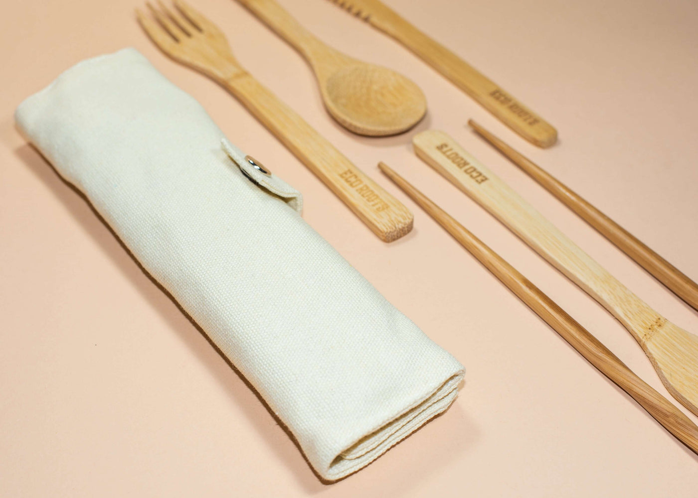 Reusable Bamboo Cutlery - Set of 5