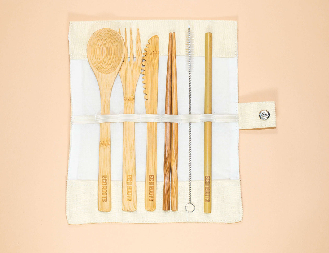 Reusable Bamboo Cutlery - Set of 5