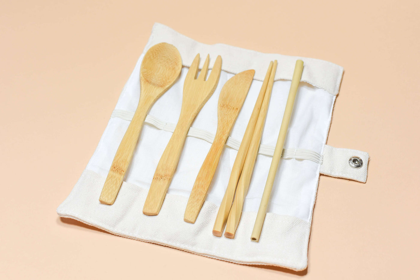 Wholesale Reusable Bamboo Cutlery - Set of 5