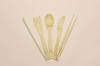 Wholesale Reusable Bamboo Cutlery - Set of 5