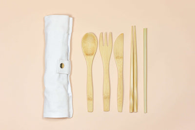 Wholesale Reusable Bamboo Cutlery - Set of 5