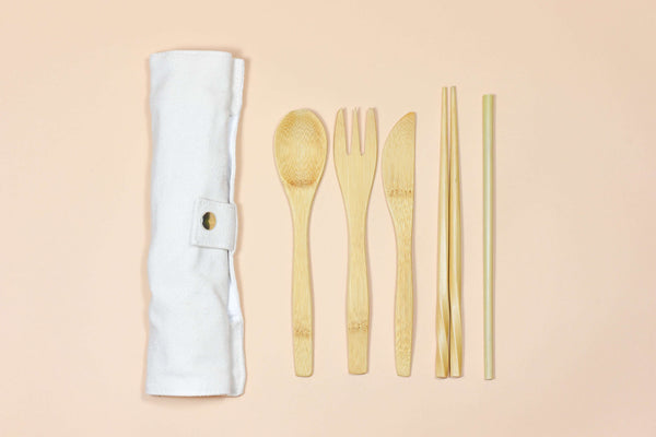 Wholesale Reusable Bamboo Cutlery - Set of 5