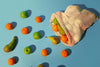Bolsas reutilizables de algodón orgánico - Juego de 9