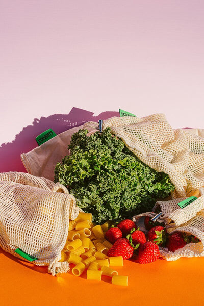 Wholesale Reusable Produce Bags Organic Cotton - Set of 9