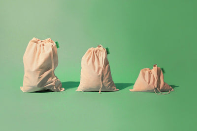 Reusable Produce Bags Organic Cotton - Set of 9