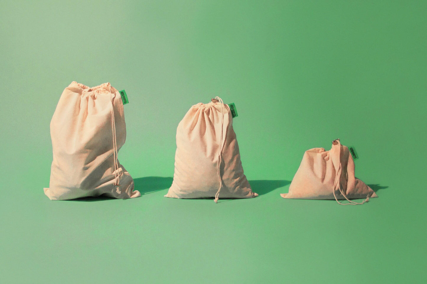 Wholesale Reusable Produce Bags Organic Cotton - Set of 9
