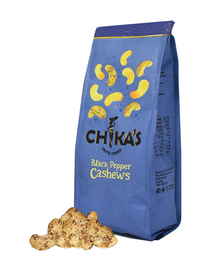 Black Pepper Cashews 41g X 12 pieces