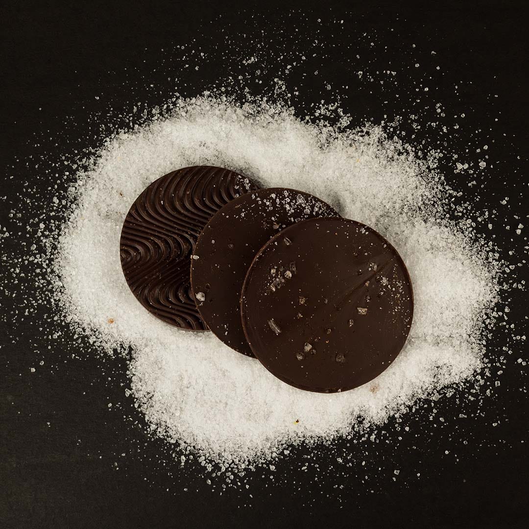 Keto Chocolate Candy with Mediterranean Sea Salt