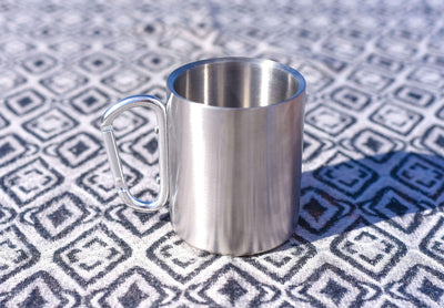 Stainless Steel Cup - Carabiner Handle